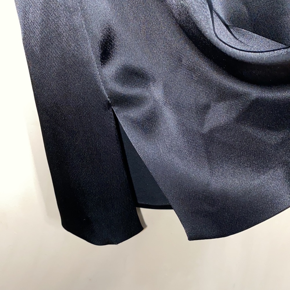 ALICE + OLIVIA Carita Satin Tie Back Mini Dress - Picture 11 of 12